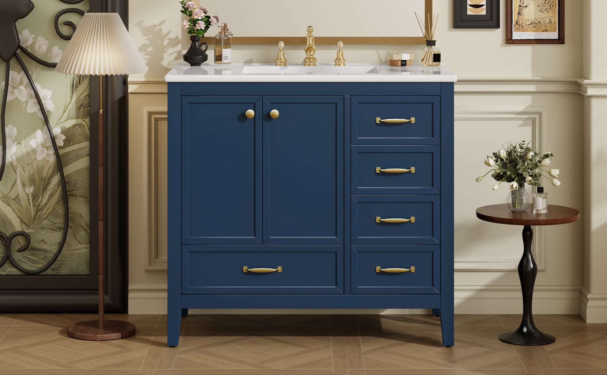 36" Bathroom Vanity with Sink