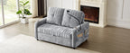 53.9" Modern Loveseat Pull-out Sofa Bed