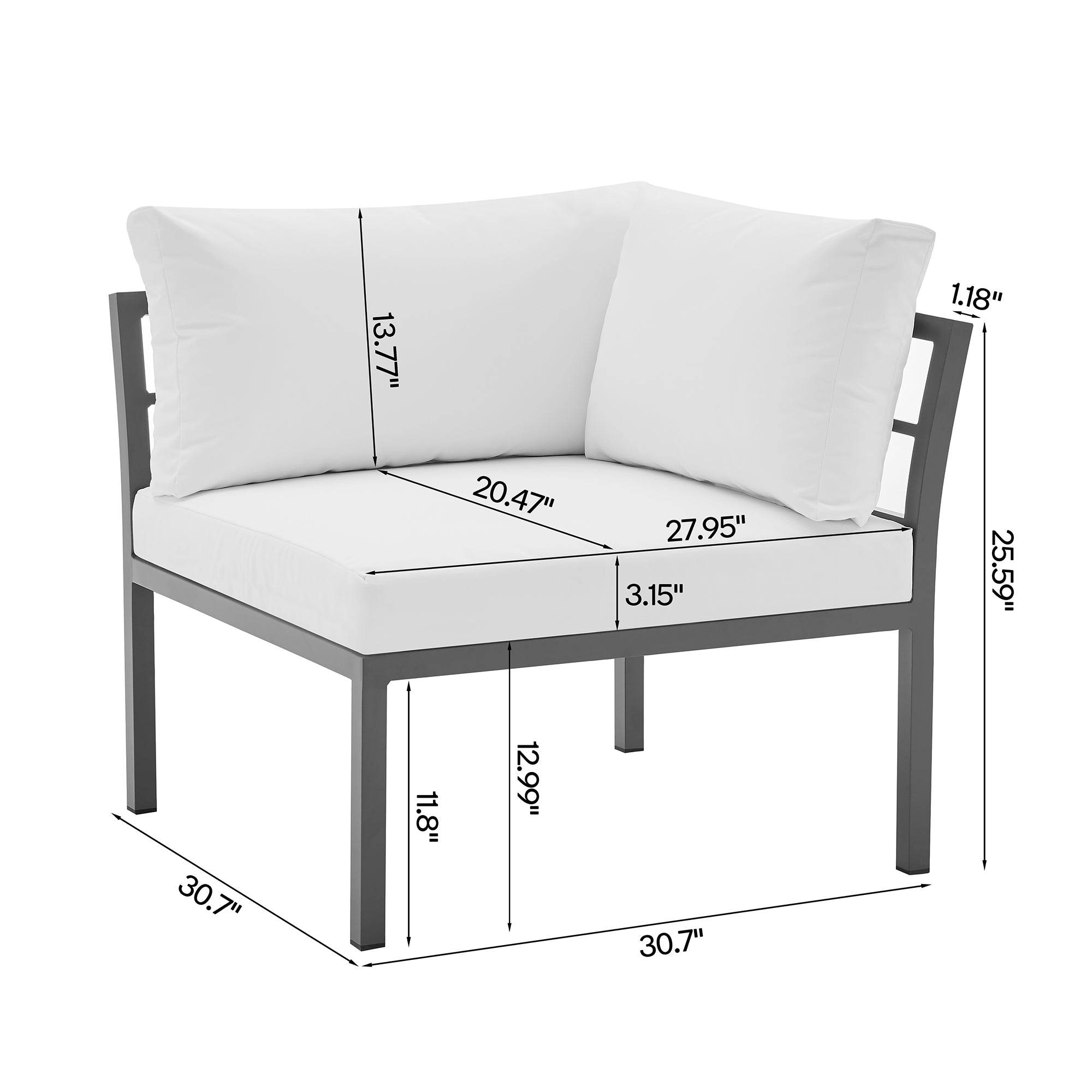 Sunnyside 5-Piece Outdoor Conversation Set