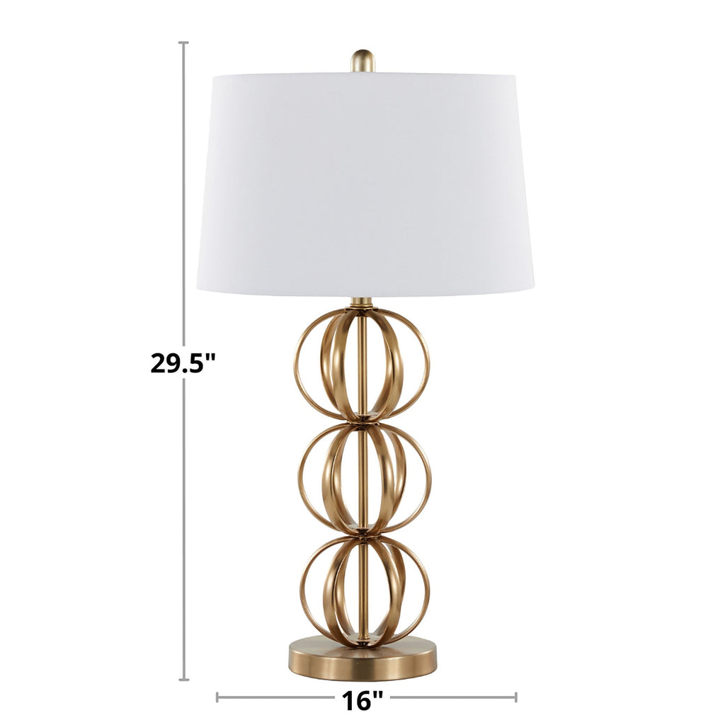 Linx 29" Contemporary Metal Table Lamp