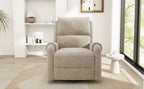 Manual Recliner Massage Recliner Chair in Oatmeal