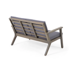 Temecula Outdoor Acacia Wood 4-Seater Chat Set