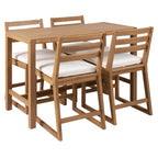 TREXM 5-Piece Rustic Patio Bar Set