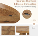 47" Round Farmhouse Dining Table