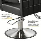 Black Salon Stylist Chair for Home Hydraulic