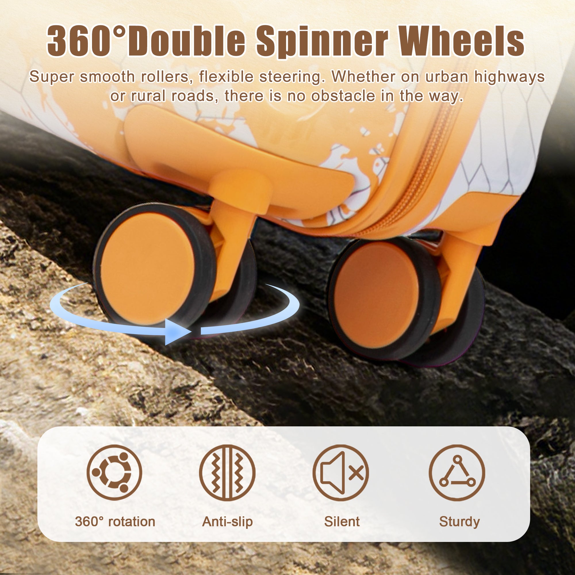 20 Inch PC Spinner Wheel Luggage