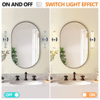 Resin Imitation Marble Wall Sconces Set of 2