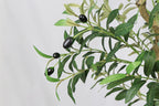 8FT Tall Artificial Olive Tree - Large Faux Potted Tree