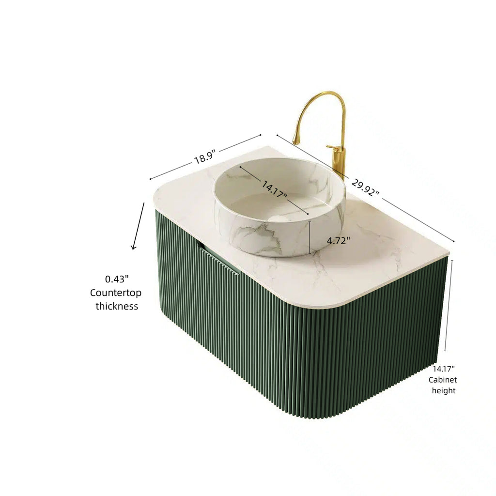 Dina 30" Bathroom Vanity & Sink