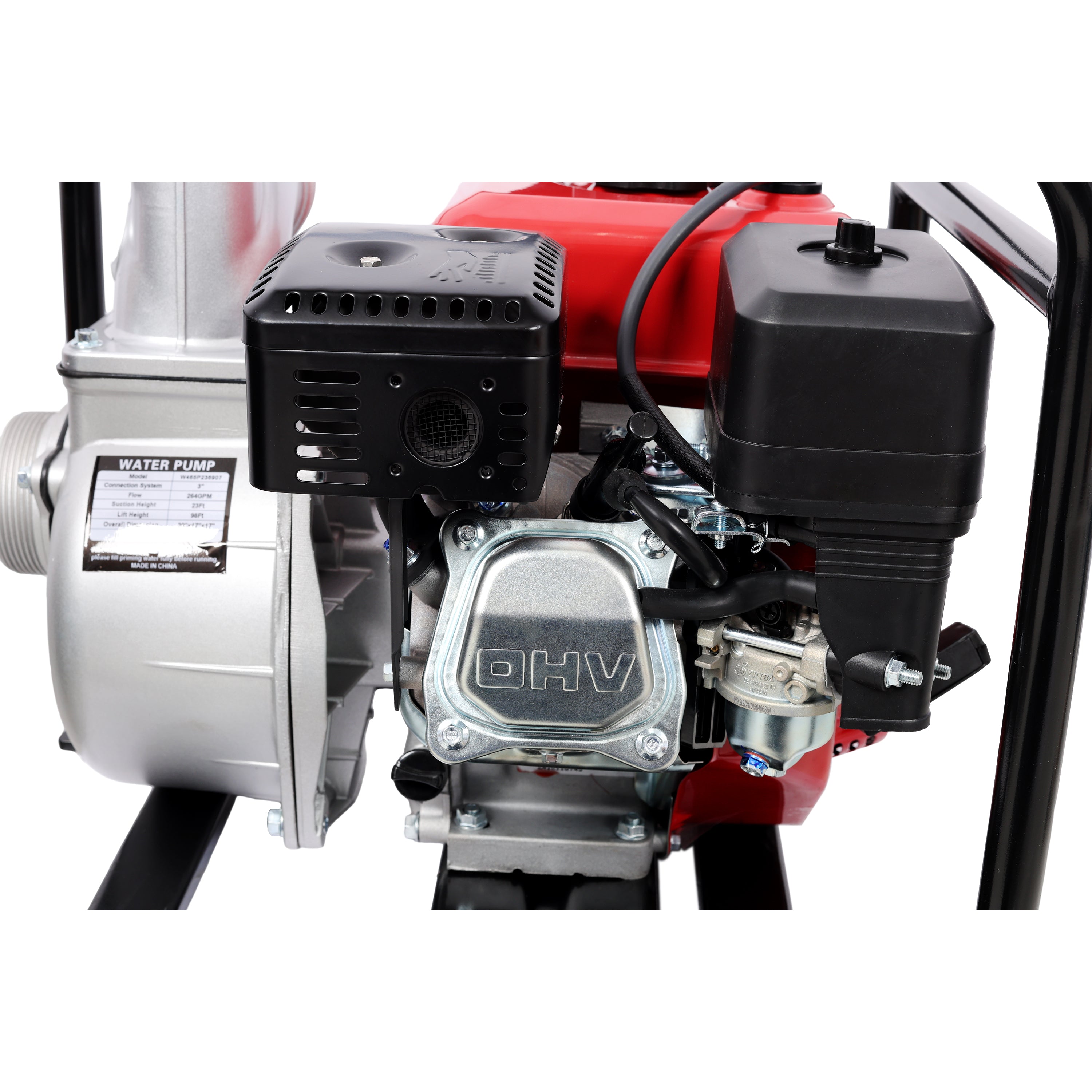 Gas Engine Powered Water Pump 3" Inlet/Outlet