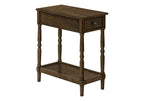 2 Tier Accent Table with Storage Drawer