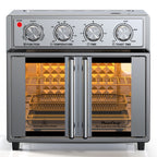 PlumChef 26QT Extra-Large French Double-Door Air Fryer Convection Toaster Oven