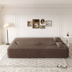 Modern Floor Sofa with 2 Pillows