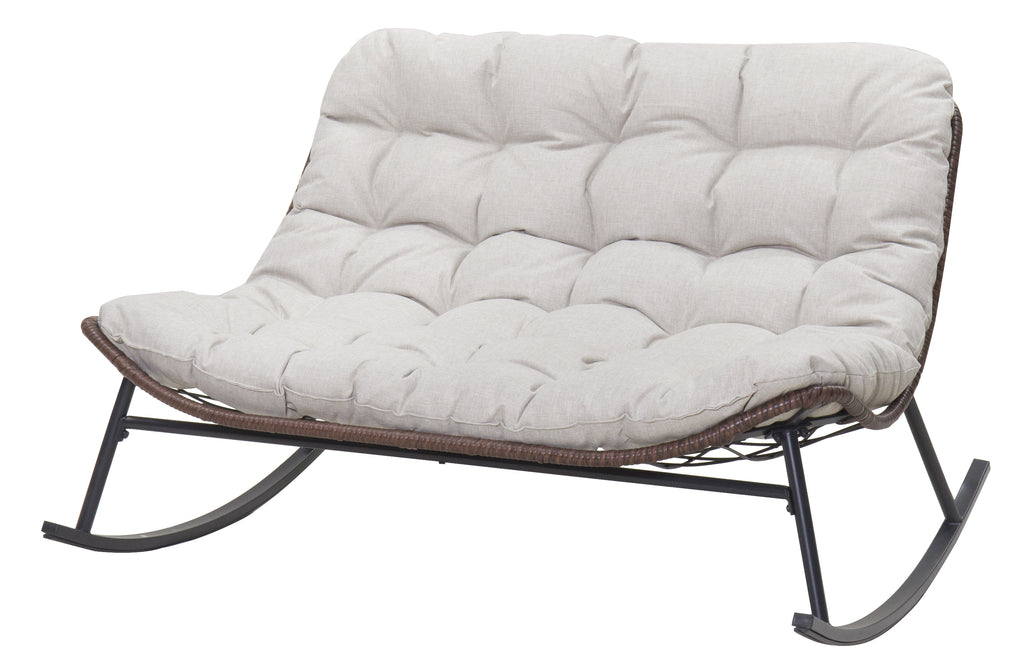 Double Wide Rocking Papasan Chair