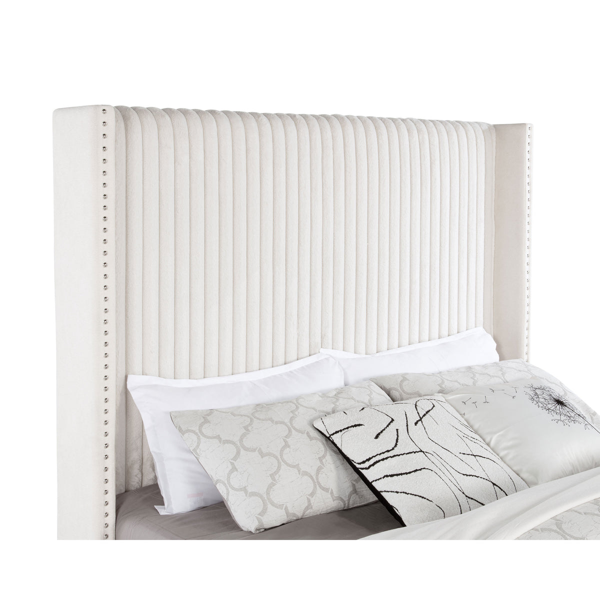 Ian Modern Upholstered California King Bed