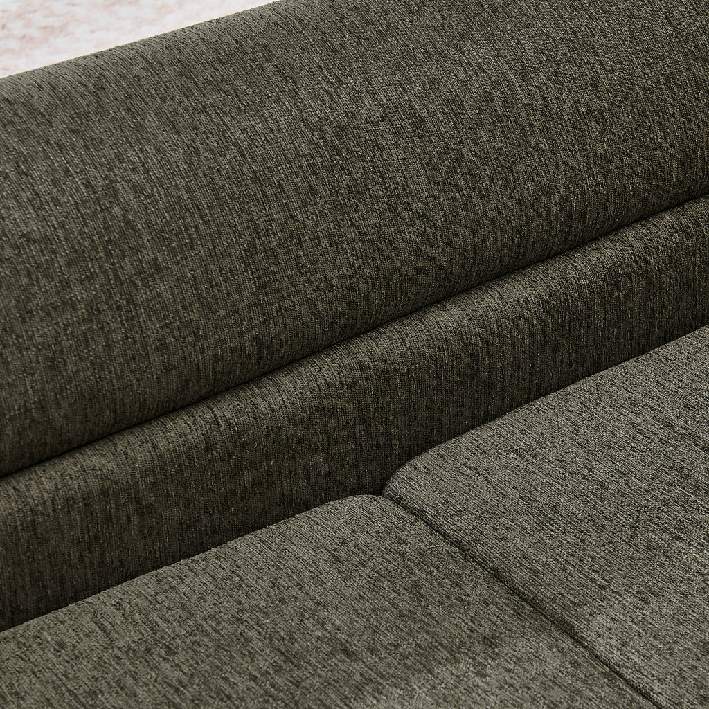 Oversized Pet Sofa, Curved Armrest Rectangular Dog Sofa