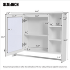3-in-1 Bathroom Mirror Cabinet