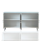 Modern Lacquered 4 Door Wooden Cabinet Sideboard Buffet