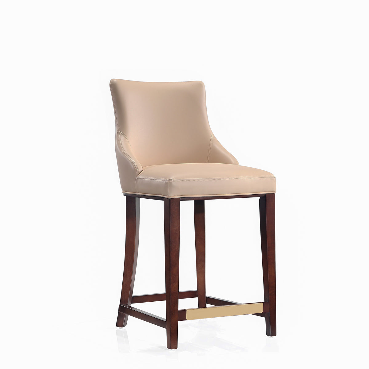 Shubert Wood Upholstered Counter Stool