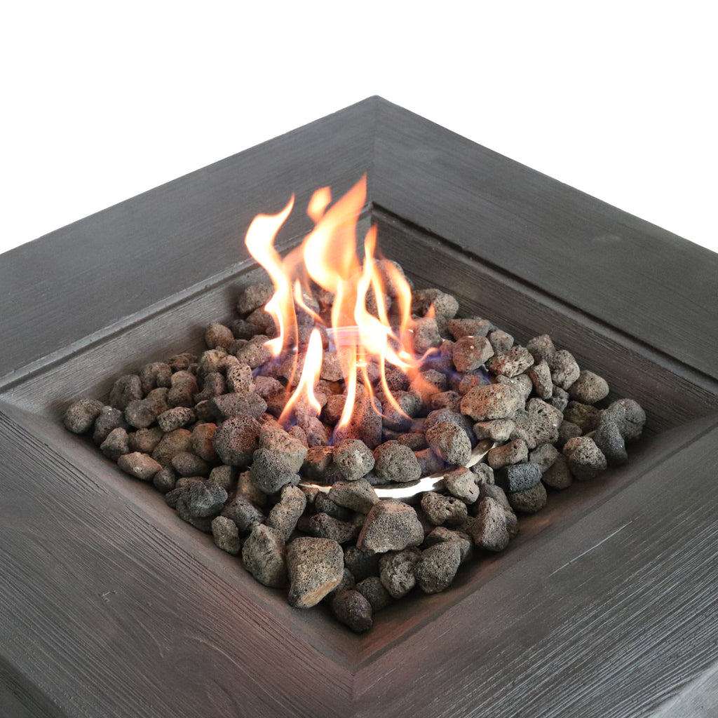Fiber Reinforced Concrete Propane/Natural Gas Fire Pit Table
