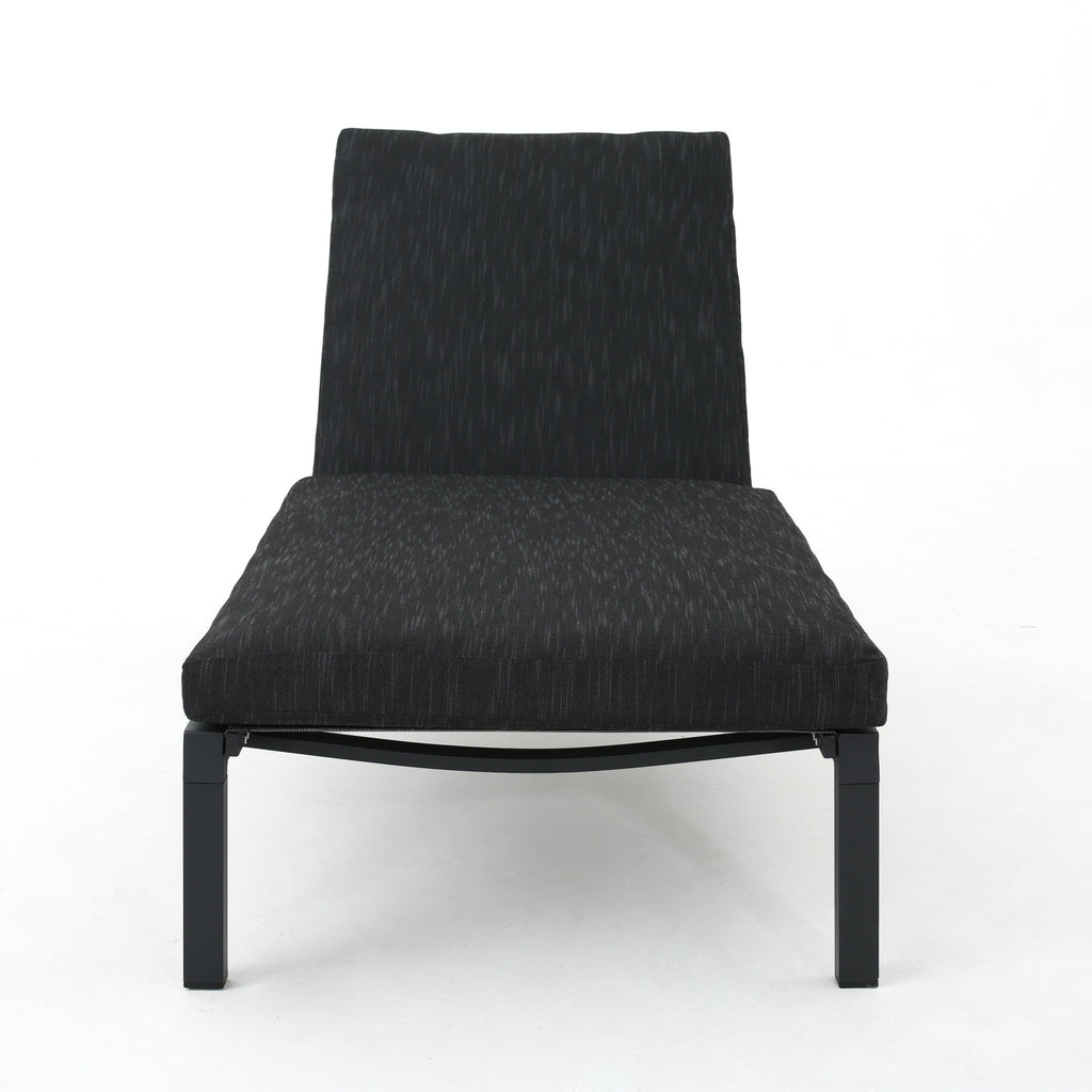 Navan Chaise Lounge - Dark Gray