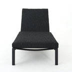 Navan Chaise Lounge - Dark Gray