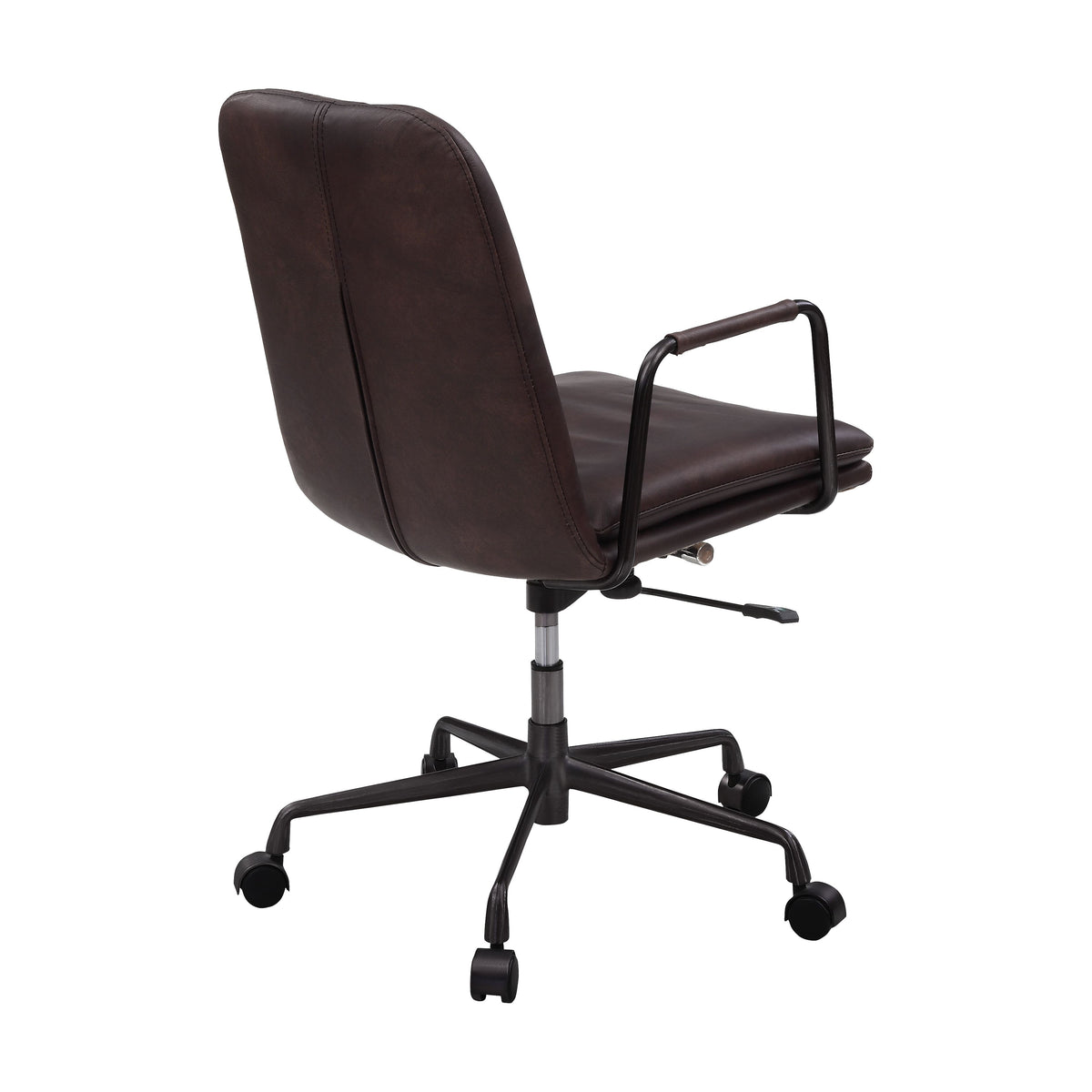 Eclarn Mars Top Leather Office Chair, Dark Brown