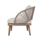 Acacia Wood Outdoor Club Chair