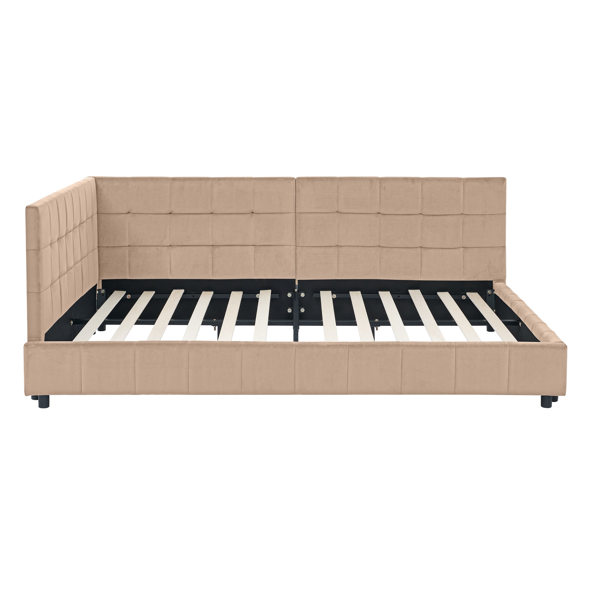 Full Size Upholstered Tufted Bed Frame