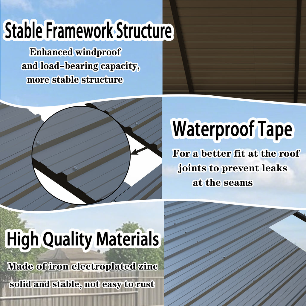 Heavy Duty Carport 20x20 Shelter