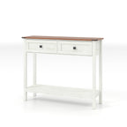 Farmhouse Style Console Table with 2 Drawers