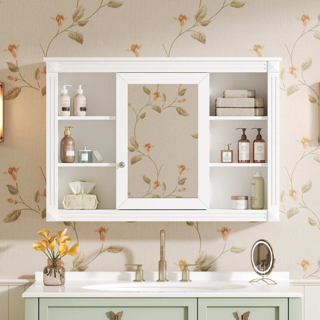 42'' Wall Mounted Bathroom Storage Cabinet