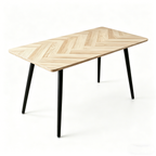 Modern Minimalist MDF Wood Color Desktop Dining Table