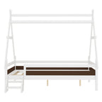 Full House Platform Bed with Stairs