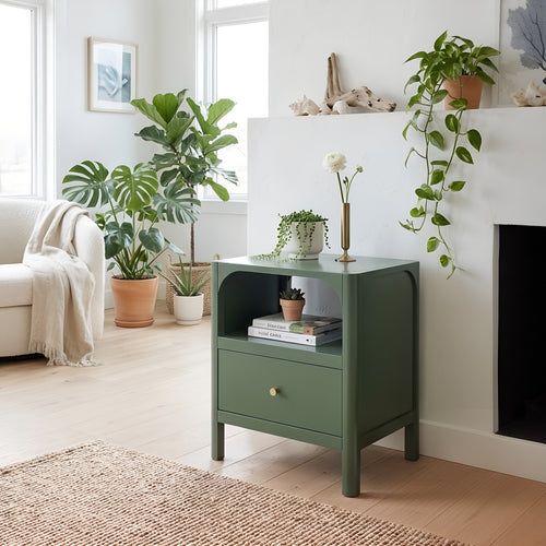 Williamson 1-Drawer Nightstand in Vintage