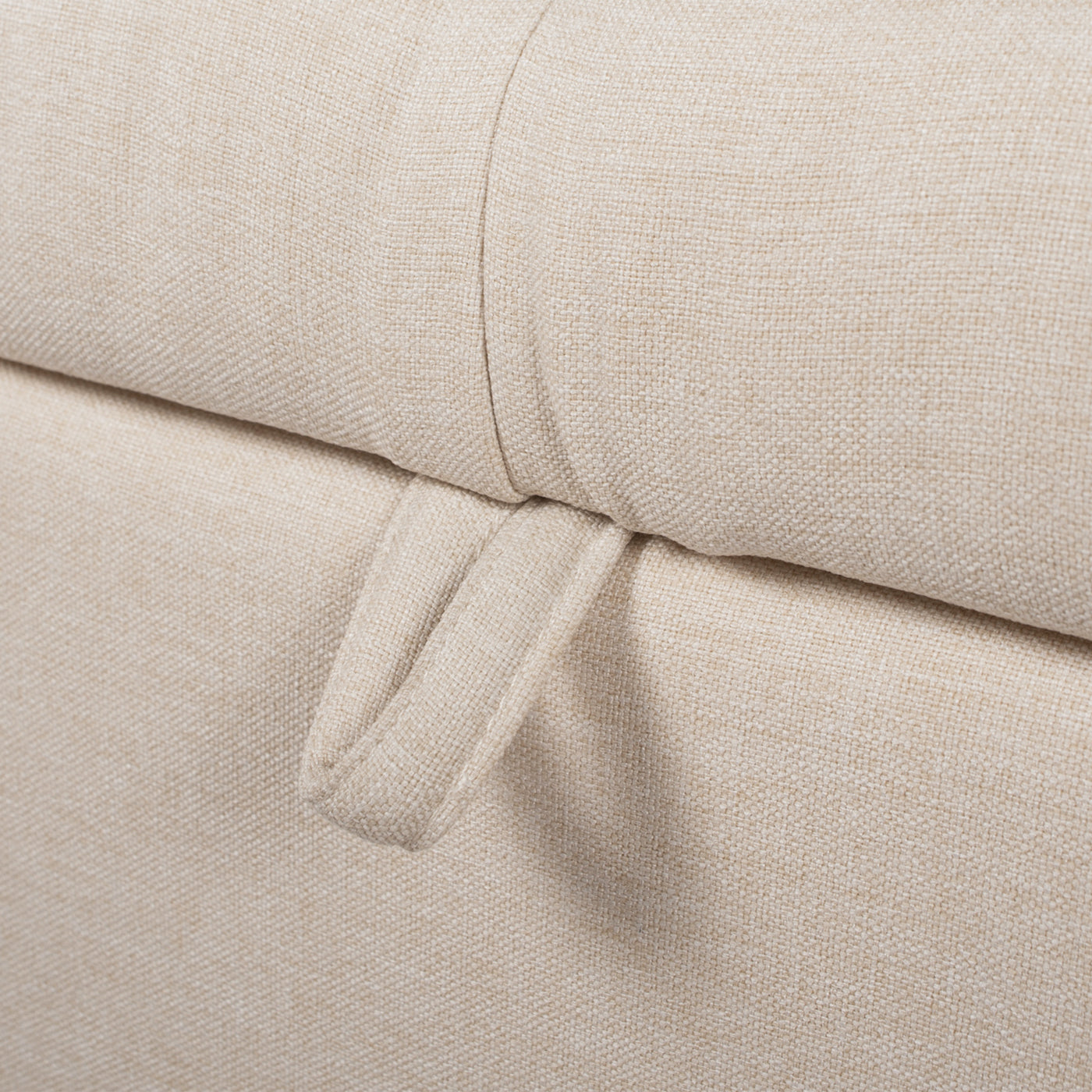 Jacqueline 57.5" Tufted Roll Arm Storage Bench, Sky Neutral
