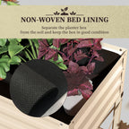 Outsunny Raised Garden Bed with Galvanized Steel Frame