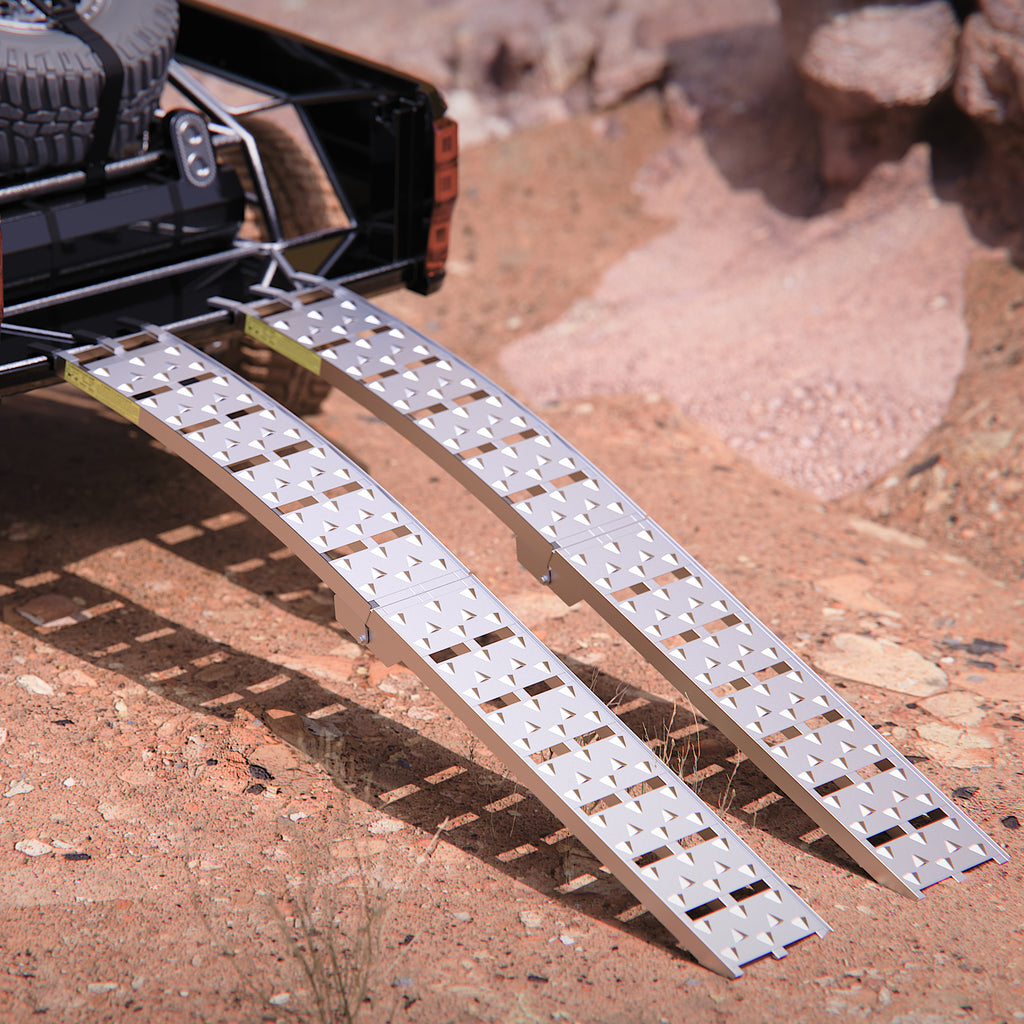 7.5FT Heavy Duty Aluminum Loading Ramp Set for Pickup Trucks