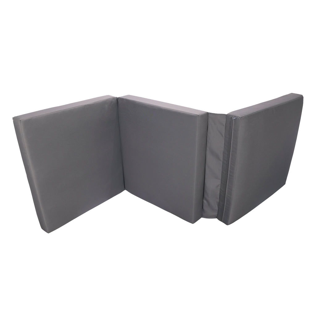 Gray Broadway/Ian Chaise Lounge Cushion (Triple Folds)