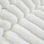 Everett Channel Faux Fur Bedding Set