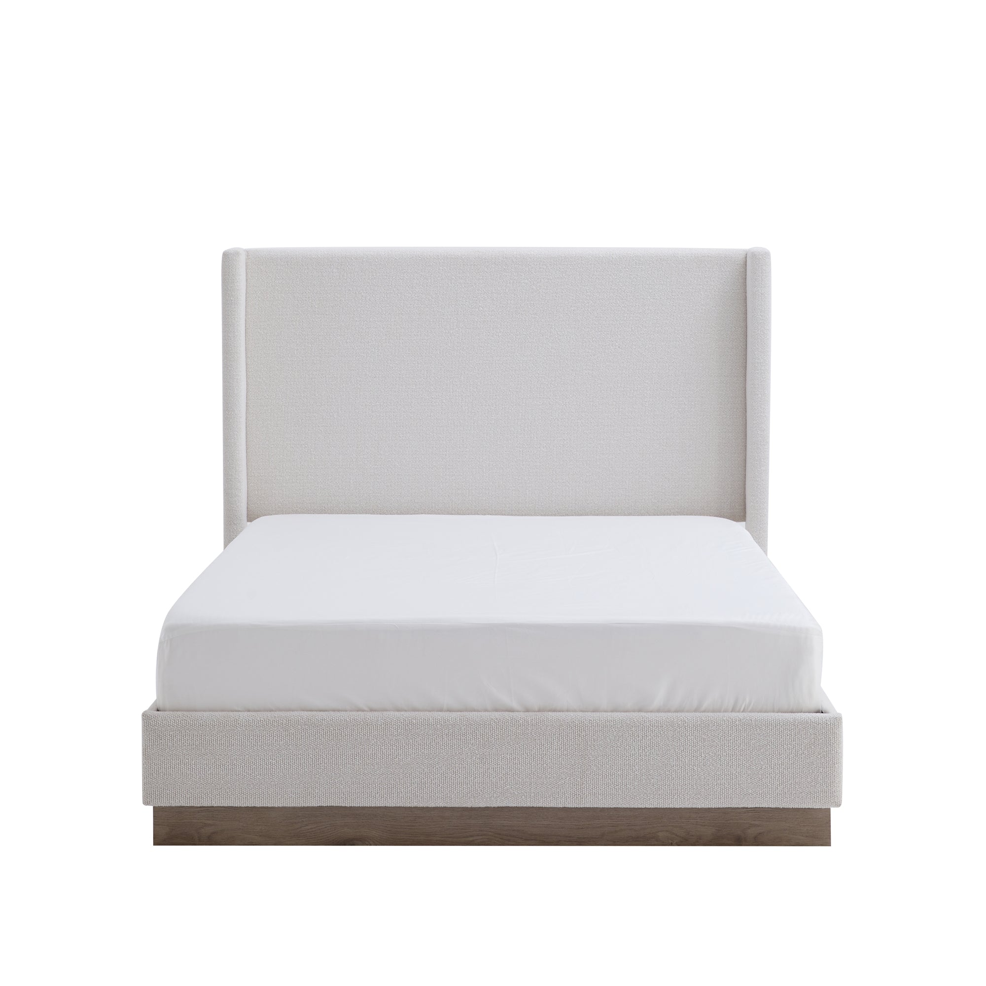 Hale Upholstered Wingback Bed - Queen Size
