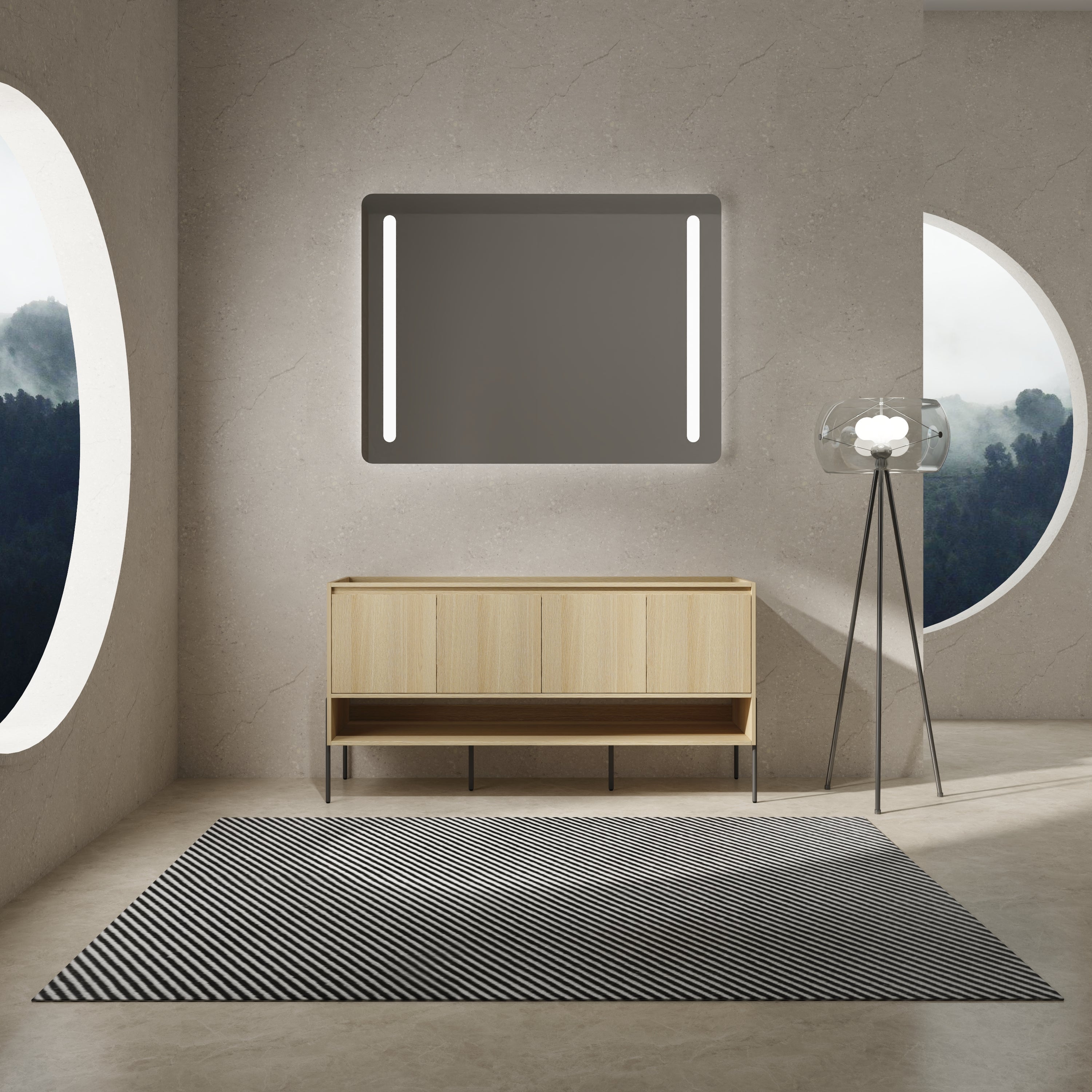 60" Freestanding Bathroom Vanity