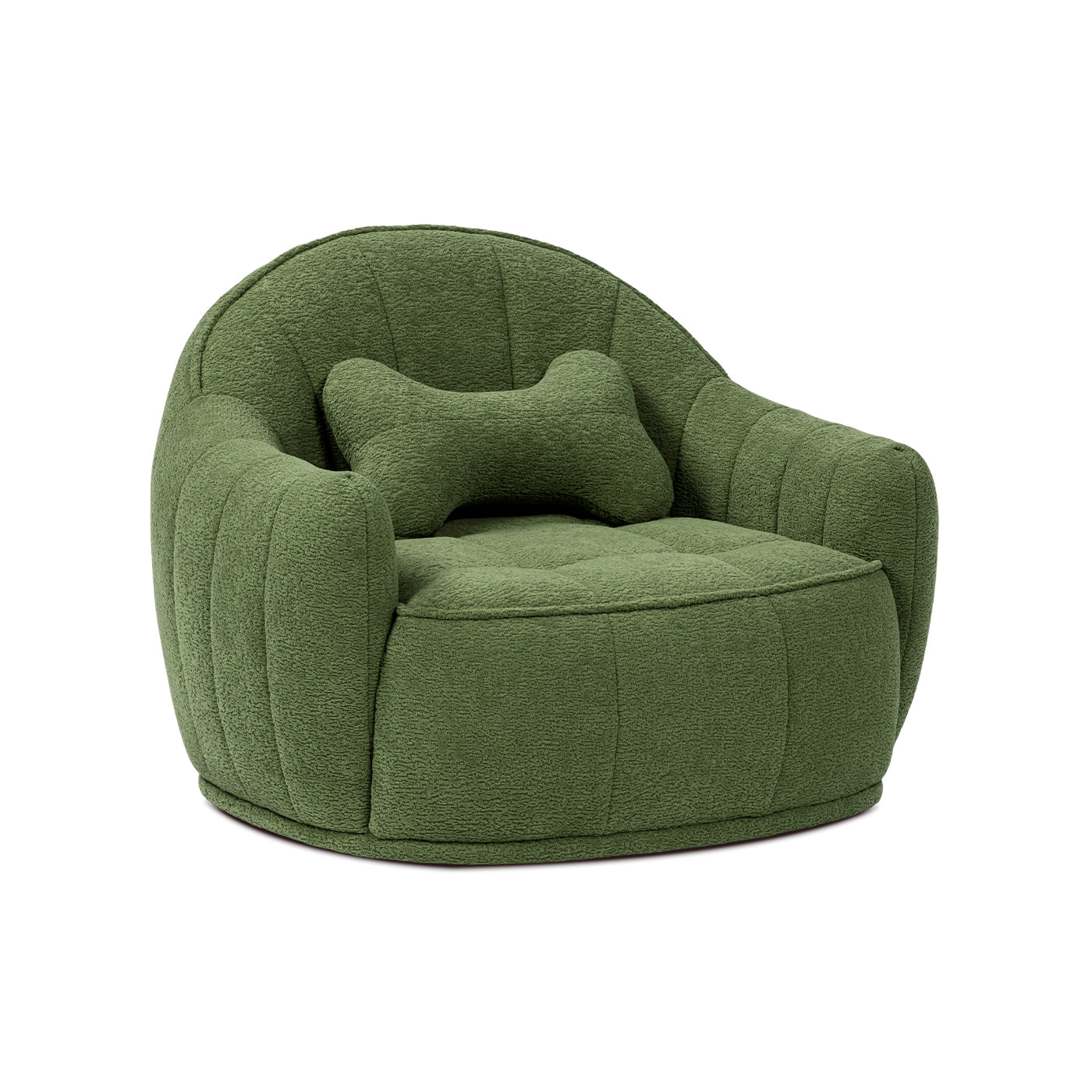 Louie 30.5" Dog Sofa Bed in Moss