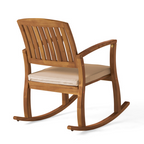 Acacia Wood Patio Outdoor Rocking Chair