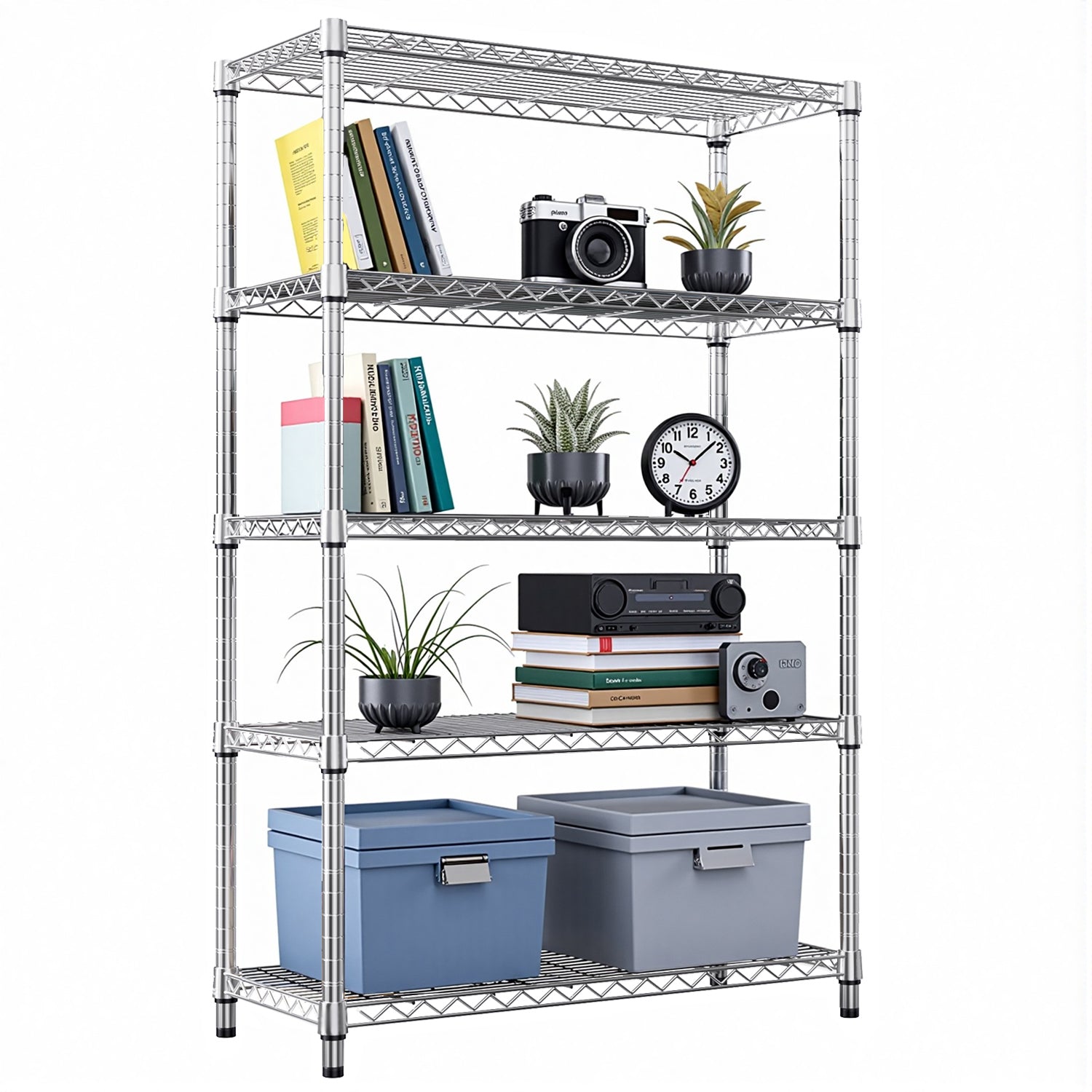 5-Tier Steel Storage Shelving Unit