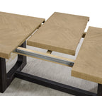 Caramel and Cocoa Trestle Dining Table