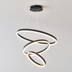 Modern 3 Rings Chandelier