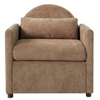 Coffee Pet Friendly Accent Chair with Hidden Pet Nook