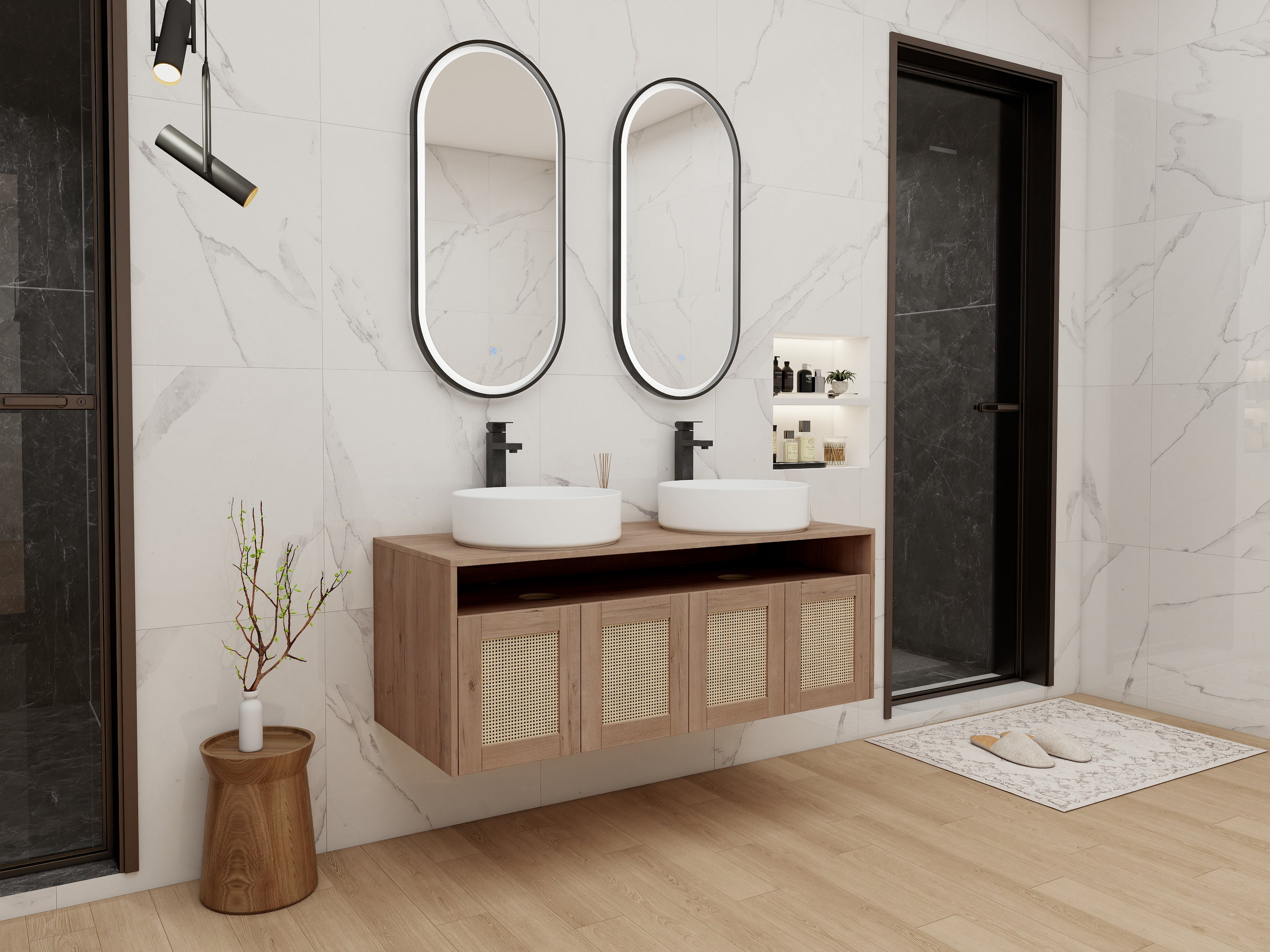 48" Bathroom Vanity with Art Sink