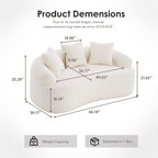 LY-025S Curved Loveseat